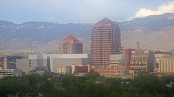 Weather camera view of KOB-TV.