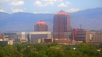 Weather camera view of KOB-TV.