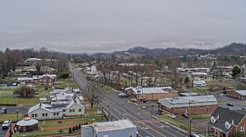 Weather camera view of Russell County Courthouse.