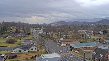 Weather camera view of Russell County Courthouse.