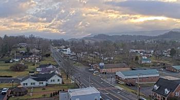 Weather camera view of Russell County Courthouse.