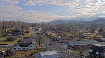 Weather camera view of Russell County Courthouse.