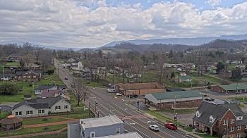 Weather camera view of Russell County Courthouse.
