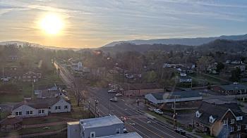 Weather camera view of Russell County Courthouse.