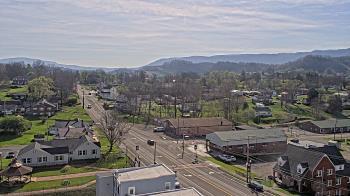 Weather camera view of Russell County Courthouse.