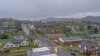 Weather camera view of Russell County Courthouse.