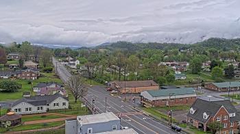 Weather camera view of Russell County Courthouse.