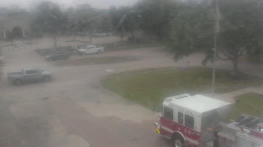 Weather camera view of City of League City Fire Station 4.