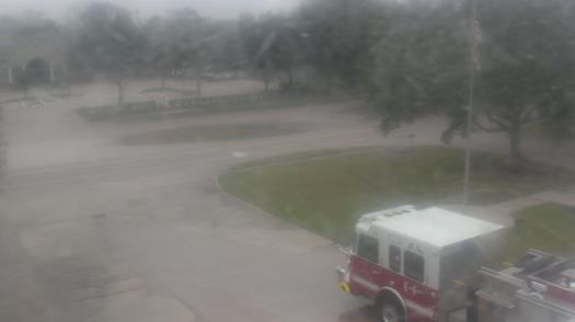 Weather camera view of City of League City Fire Station 4.