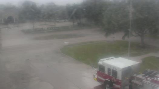 Weather camera view of City of League City Fire Station 4.