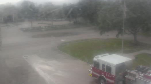 Weather camera view of City of League City Fire Station 4.
