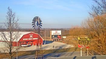 Weather camera view of Amish Country Store.