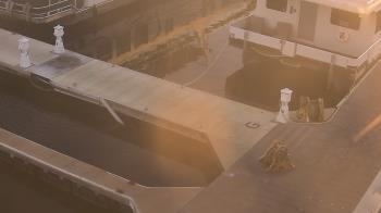 Weather camera view of Lake Powell Resorts and Marinas - Wahweap Marina.