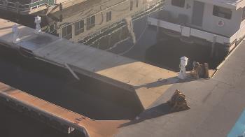 Weather camera view of Lake Powell Resorts and Marinas - Wahweap Marina.