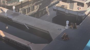 Weather camera view of Lake Powell Resorts and Marinas - Wahweap Marina.