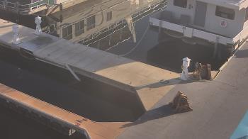 Weather camera view of Lake Powell Resorts and Marinas - Wahweap Marina.