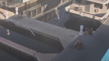 Weather camera view of Lake Powell Resorts and Marinas - Wahweap Marina.