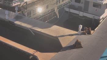 Weather camera view of Lake Powell Resorts and Marinas - Wahweap Marina.