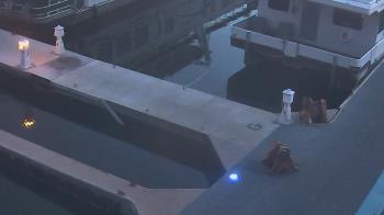 Weather camera view of Lake Powell Resorts and Marinas - Wahweap Marina.