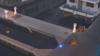 Weather camera view of Lake Powell Resorts and Marinas - Wahweap Marina.