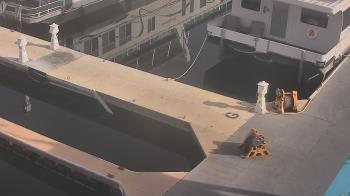 Weather camera view of Lake Powell Resorts and Marinas - Wahweap Marina.