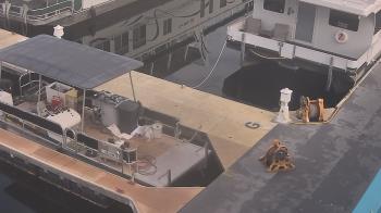 Weather camera view of Lake Powell Resorts and Marinas - Wahweap Marina.