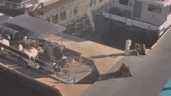 Weather camera view of Lake Powell Resorts and Marinas - Wahweap Marina.