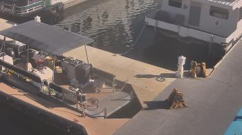 Weather camera view of Lake Powell Resorts and Marinas - Wahweap Marina.
