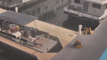 Weather camera view of Lake Powell Resorts and Marinas - Wahweap Marina.