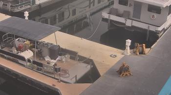 Weather camera view of Lake Powell Resorts and Marinas - Wahweap Marina.