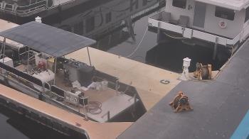 Weather camera view of Lake Powell Resorts and Marinas - Wahweap Marina.