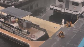 Weather camera view of Lake Powell Resorts and Marinas - Wahweap Marina.