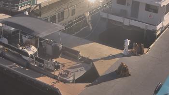 Weather camera view of Lake Powell Resorts and Marinas - Wahweap Marina.