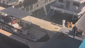 Weather camera view of Lake Powell Resorts and Marinas - Wahweap Marina.