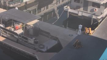 Weather camera view of Lake Powell Resorts and Marinas - Wahweap Marina.
