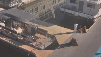 Weather camera view of Lake Powell Resorts and Marinas - Wahweap Marina.