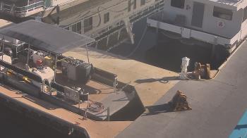 Weather camera view of Lake Powell Resorts and Marinas - Wahweap Marina.