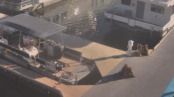 Weather camera view of Lake Powell Resorts and Marinas - Wahweap Marina.