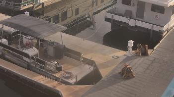 Weather camera view of Lake Powell Resorts and Marinas - Wahweap Marina.