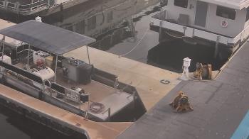 Weather camera view of Lake Powell Resorts and Marinas - Wahweap Marina.