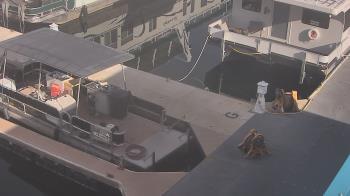 Weather camera view of Lake Powell Resorts and Marinas - Wahweap Marina.