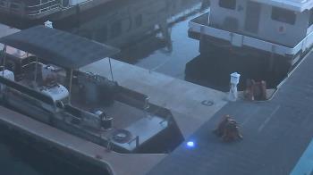 Weather camera view of Lake Powell Resorts and Marinas - Wahweap Marina.