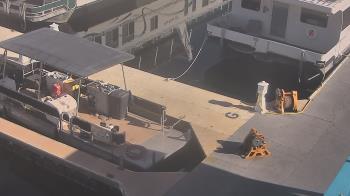 Weather camera view of Lake Powell Resorts and Marinas - Wahweap Marina.