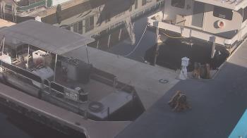 Weather camera view of Lake Powell Resorts and Marinas - Wahweap Marina.