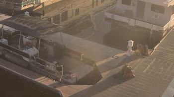 Weather camera view of Lake Powell Resorts and Marinas - Wahweap Marina.