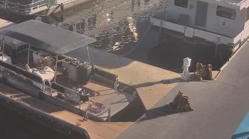 Weather camera view of Lake Powell Resorts and Marinas - Wahweap Marina.