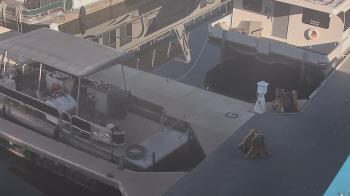 Weather camera view of Lake Powell Resorts and Marinas - Wahweap Marina.