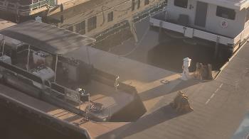 Weather camera view of Lake Powell Resorts and Marinas - Wahweap Marina.