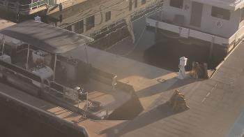 Weather camera view of Lake Powell Resorts and Marinas - Wahweap Marina.