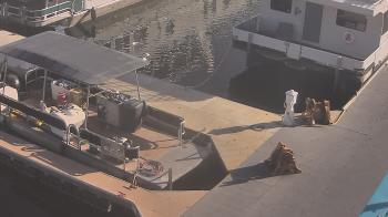 Weather camera view of Lake Powell Resorts and Marinas - Wahweap Marina.
